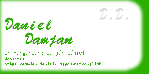 daniel damjan business card